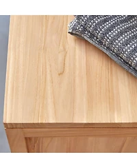 Tikamoon Solid Teak Wood Vanity Cabinet Washstand Bathroom Sink Unit 100cm New