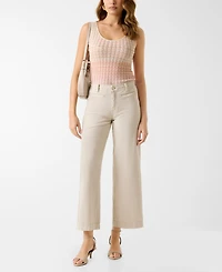 Guess Women's Zoya Crop Leg Braided Pants