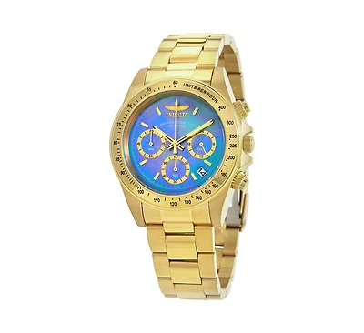 Invicta Men's 28671 Speedway Quartz Chronograph Mother of Pearl Dial Watch