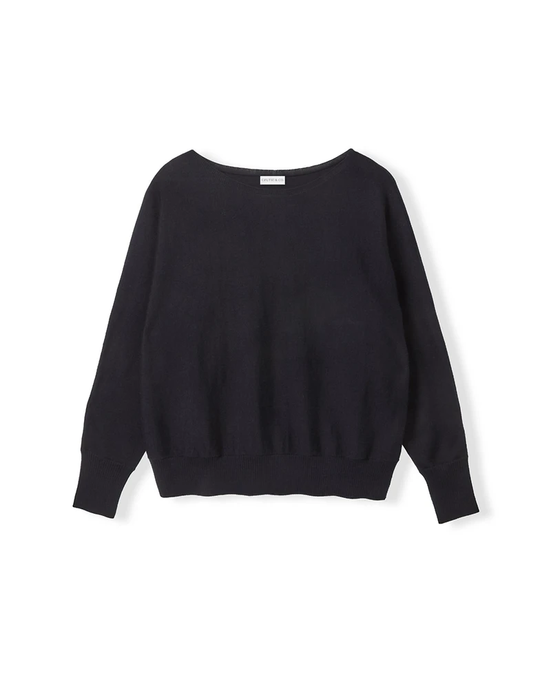 Celtic & Co. Women's Fine Knit Merino Relaxed Sweater