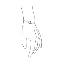 Bling Jewelry Religious Celtic Love Knot Sideways Cross Bangle Bracelet .925 Sterling Silver