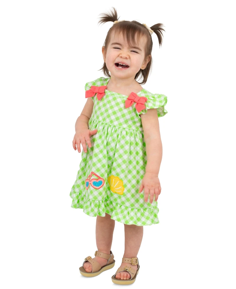 Rare Editions Baby Girls' Sleeveless Dress, Diaper Cover and Headband, 5-Piece Set