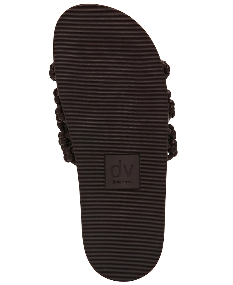 Dv Dolce Vita Women's Galossa Woven Slide Flat Sandals