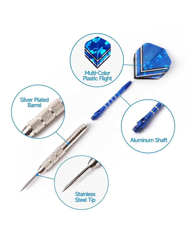 Gse Games & Sports Expert Grams Steel Tip Darts(12-Pack)