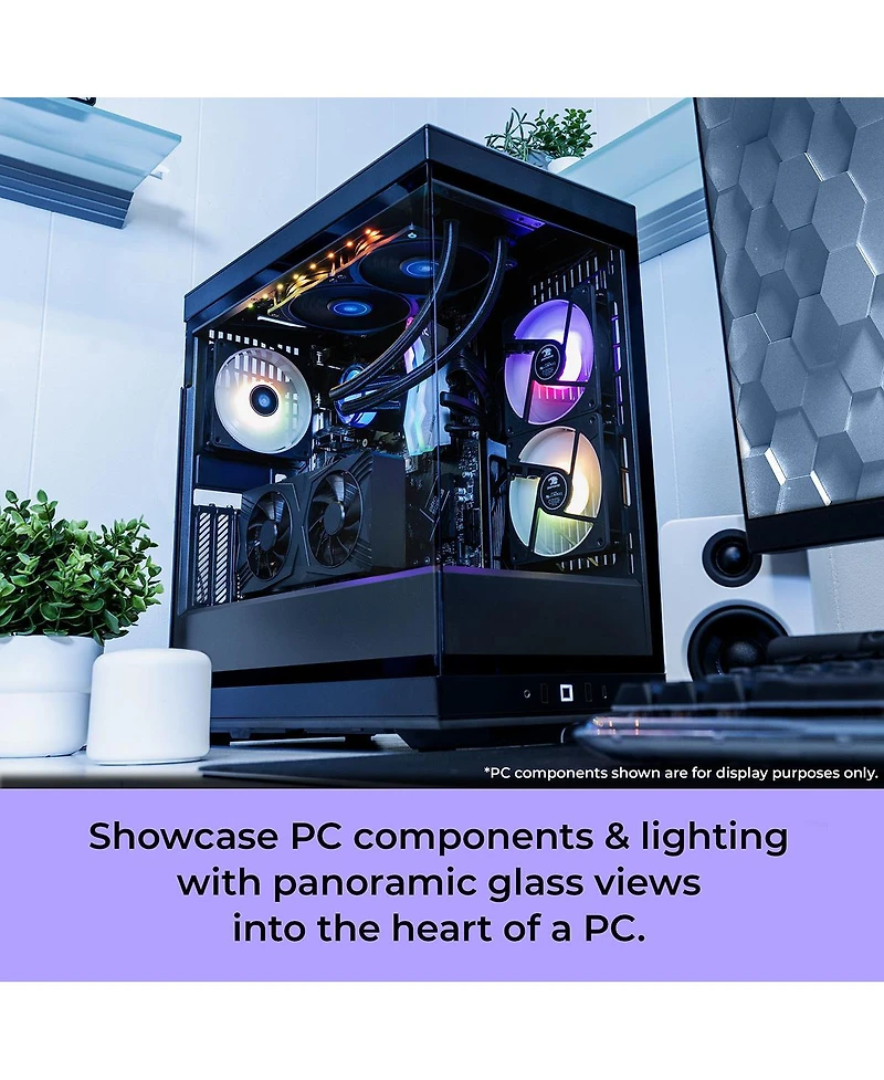 iBUYPOWER Y40BI9N5801 Gaming Desktop Computer, Intel Core Ultra 9 285 2.5GHz, 32GB Ram, 2TB Ssd, Nvidia GeForce Rtx 5080 16GB, Windows 11 Home, Black