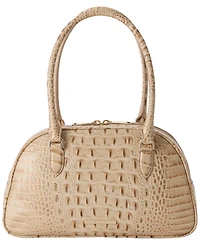 Brahmin Angie Alden Road Leather Medium Satchel Bag