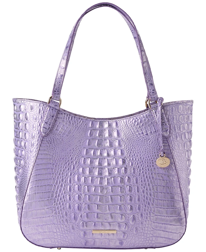 Brahmin Aliza Melbourne Large Leather Tote Handbag