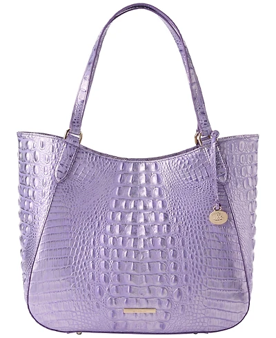 Brahmin Aliza Melbourne Large Leather Tote Handbag