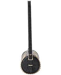 Brahmin Billie Barrel-Style Leather Shoulder Bag