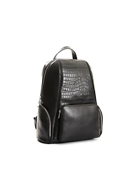 Velez Embossed Leather Backpack