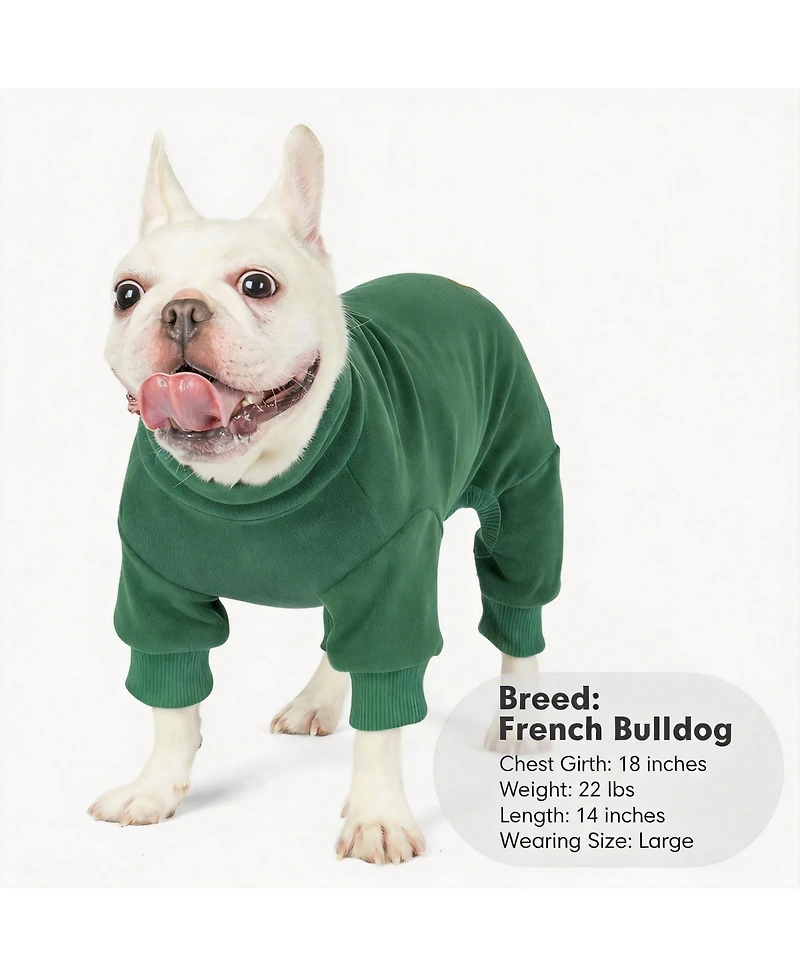 Aronkl Dog Fleece Pajamas for Warmth and Comfort