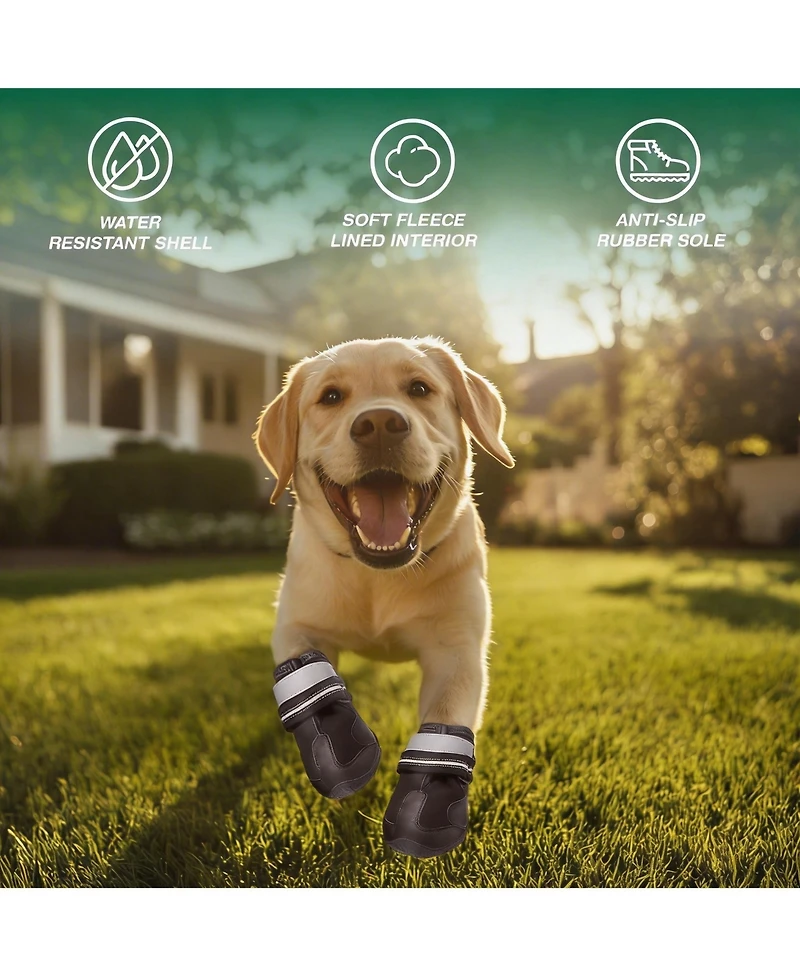 Aronkl Anti-slip Dog Boots for Large Dogs - Durable, Secure Fit, All-Weather Protection