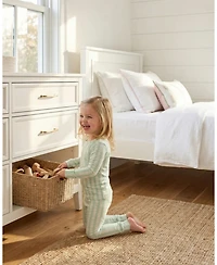Motette Toddler Girls Mint Meadows Pajama Set