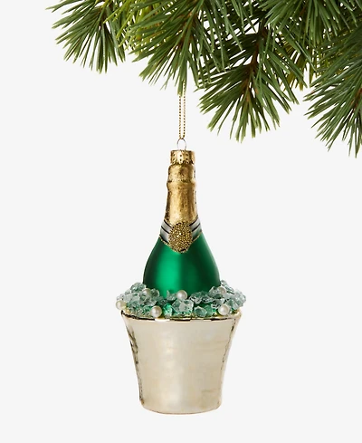 Holiday Lane Foodie & Spirits Champagne Bottle Ornament, Macy's Exclusive