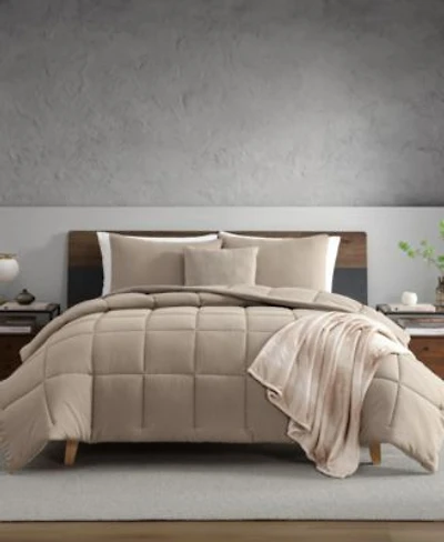 Kenneth Cole Reaction Solid Washed Microfiber Comforter Set