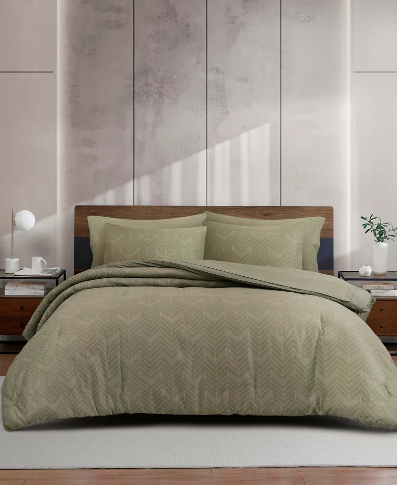 Kenneth Cole New York Delancey Microfiber 7-Pc. Comforter Set