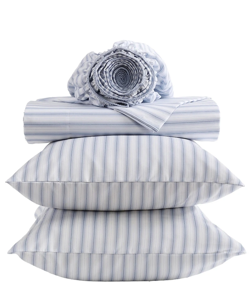 Kenneth Cole New York Arrow Stripe Microfiber 4-Pc. Sheet Set