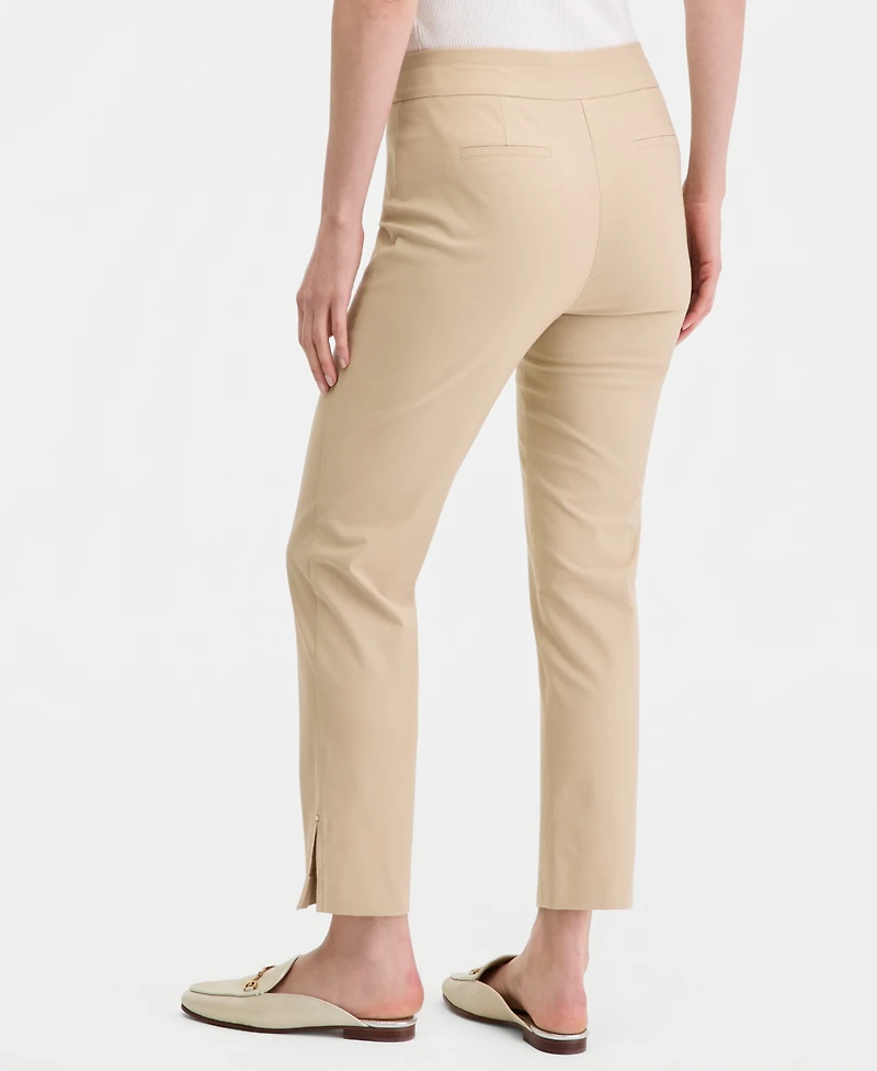 Jm Collection Women's Mid-Rise Straight-Leg Pull-on Pants, Macy's Exclusive