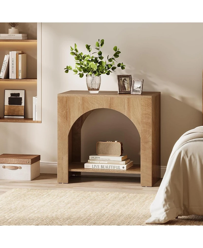 Tribesigns Nightstand with Storage, Large Bed Side Table for Bedroom, 1PCS