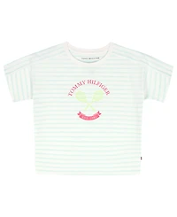 Tommy Hilfiger Girls' 7-16 Short-Sleeve Stripe T-Shirt