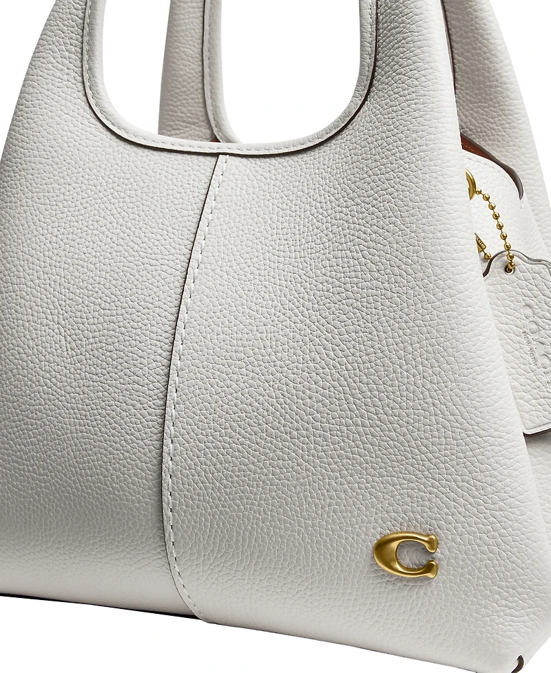 Coach Lana Small Polished Pebble Leather Shoulder Bag 23