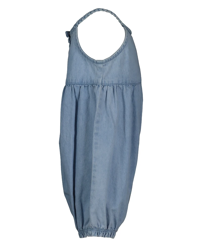 Calvin Klein Baby Girls' Embroidered Eyelet Sleeveless Romper
