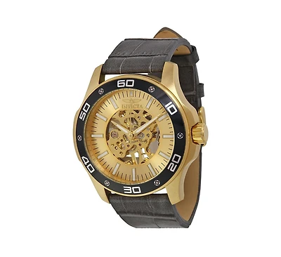 Invicta Men's 17262 Specialty Quartz Gold Skeleton Dial Watch