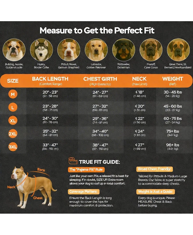 Aronkl Dog Anxiety Relief & Recovery Suit for Pets