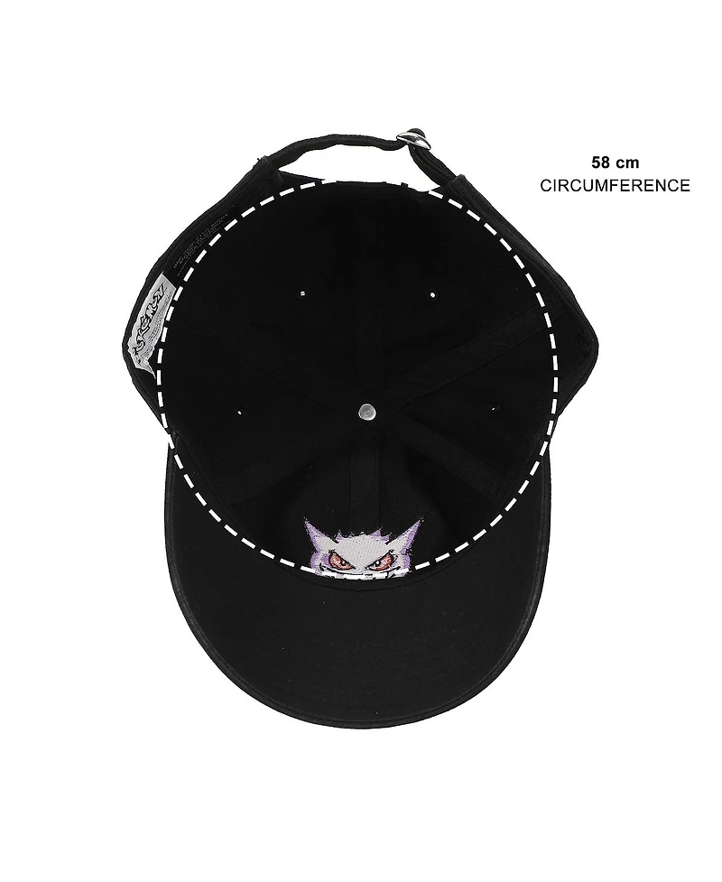 Pokemon Men's Embroidered Gengar Adult Baseball Hat (One Size)