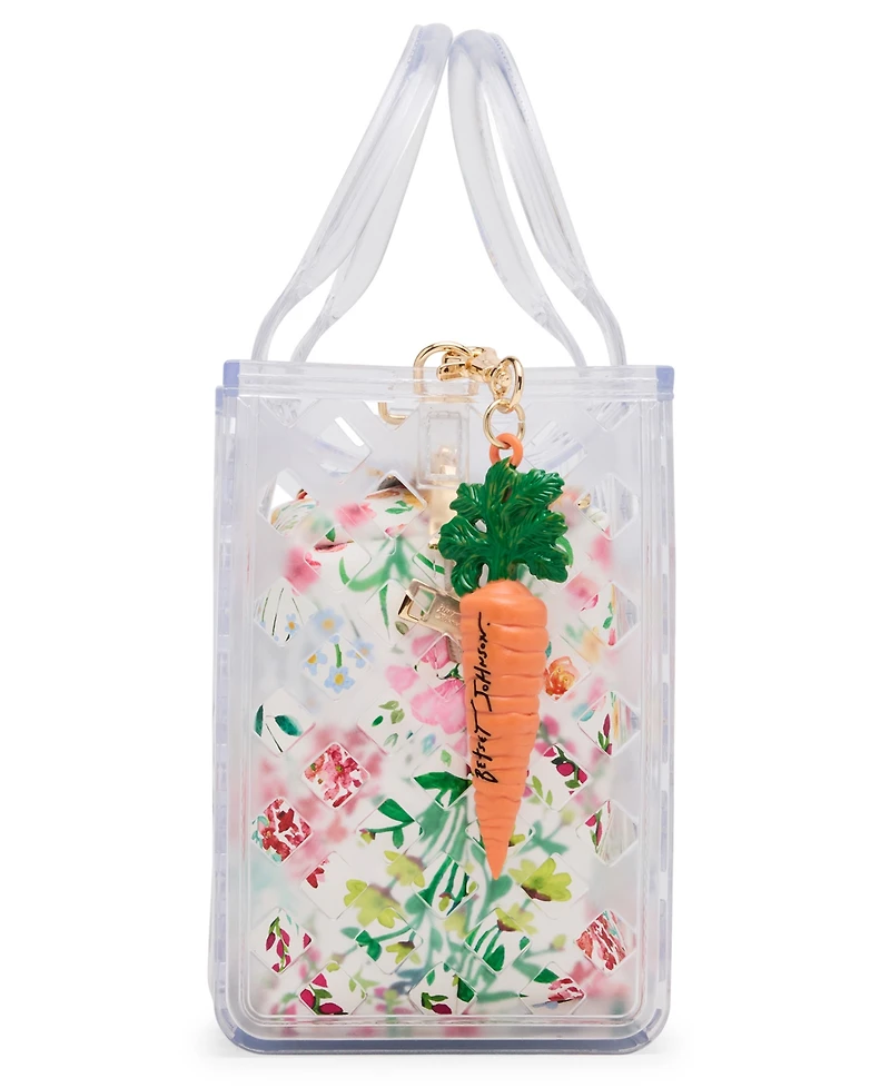 Betsey Johnson Jammin Clear Small Satchel Bag