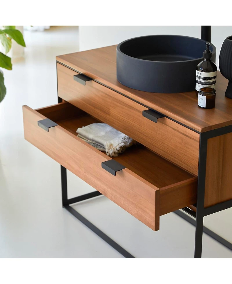 Tikamoon Urban 100 Acacia Bathroom Vanity Unit