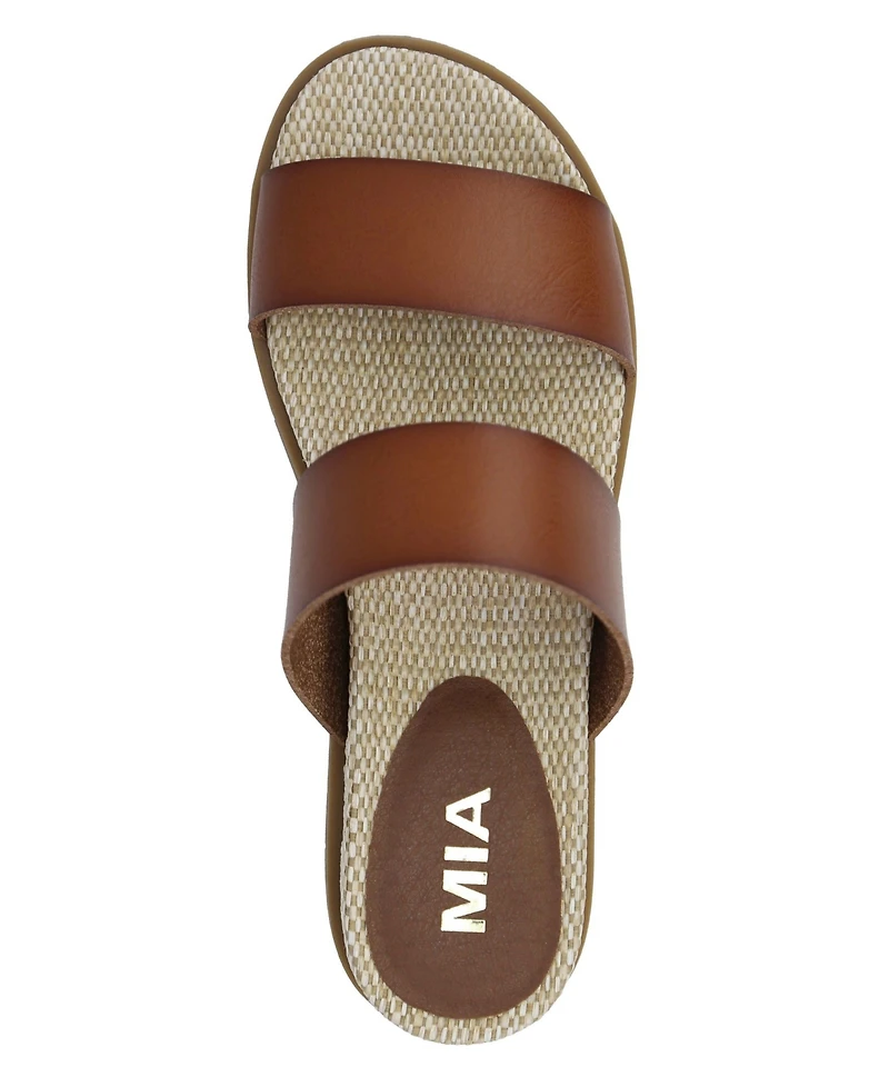 Mia Women's Yelena Wedge Slide Sandals