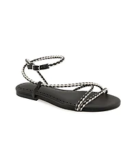 Rebecca Minkoff Womens Ayla Falt Sandal