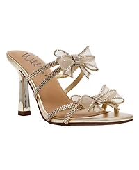 Wild Pair Women's Lucienne Slip-On Bow Sandals