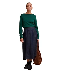 Celtic & Co. Women's Merino Fine Knit Boat Neck Jumper