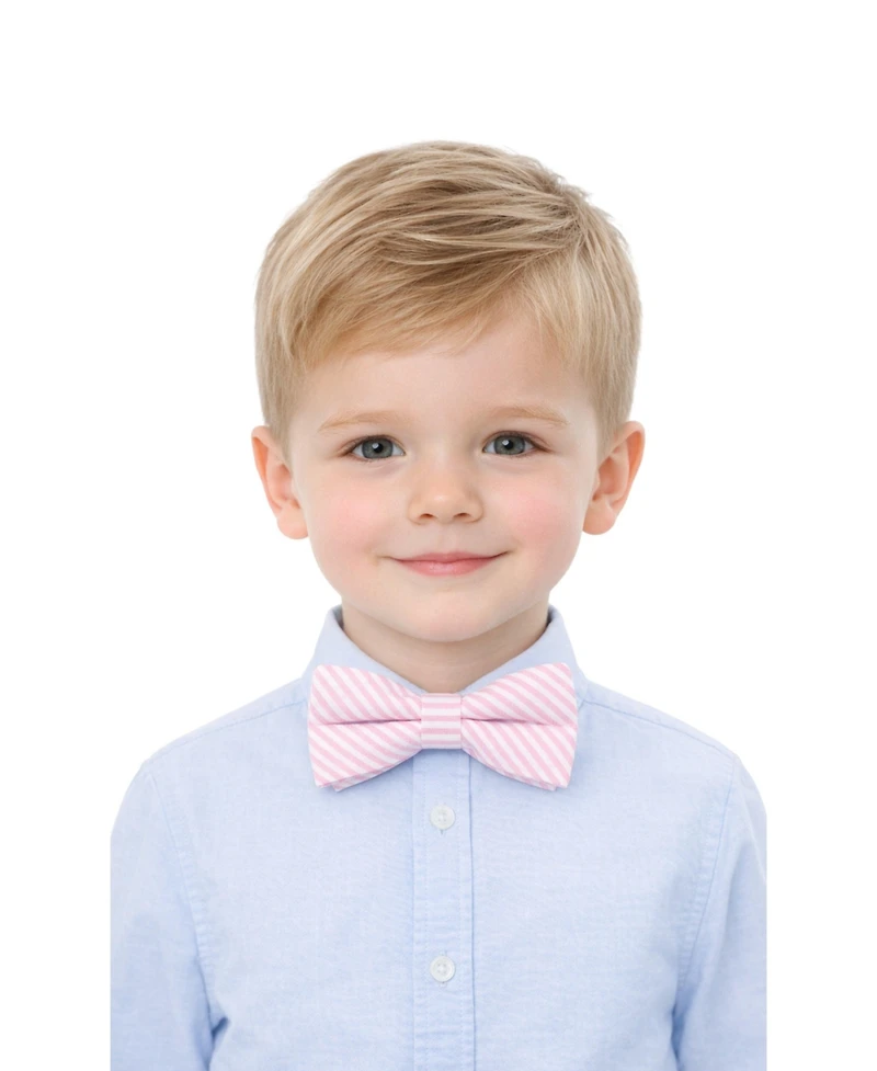 Bits & Bows Boys Little/Big Seersucker Bow Tie