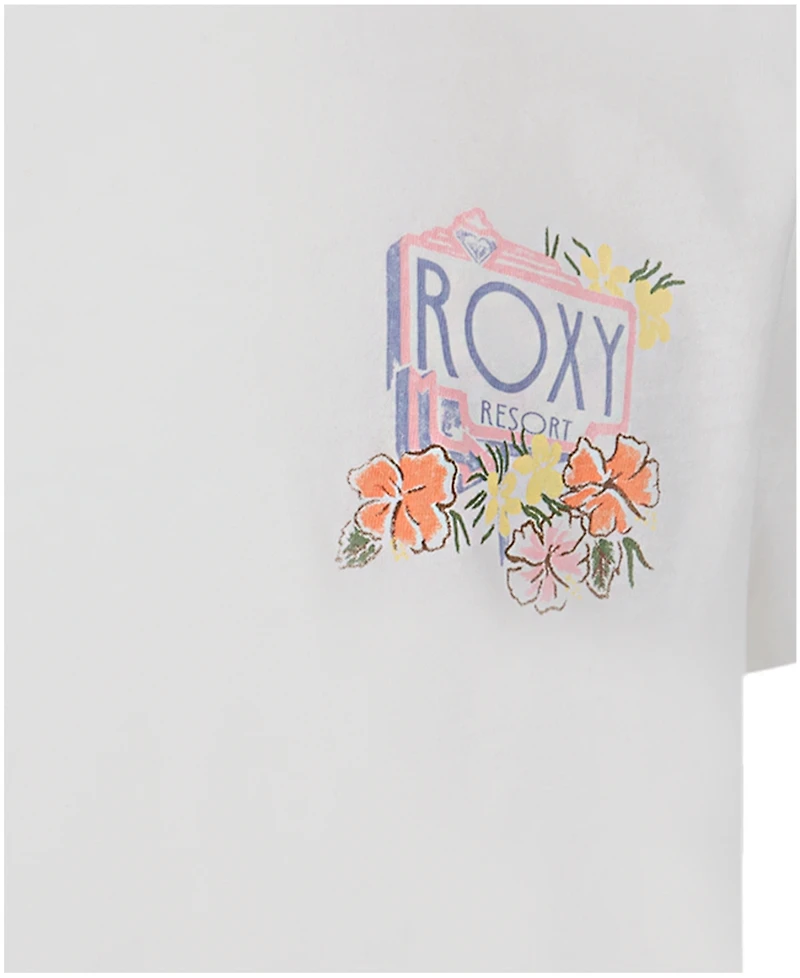 Roxy Girls' 7-16 Short-Sleeve Crewneck T-Shirt