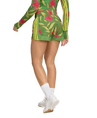 adidas Women's x Farm Rio Mid Rise Training Shorts