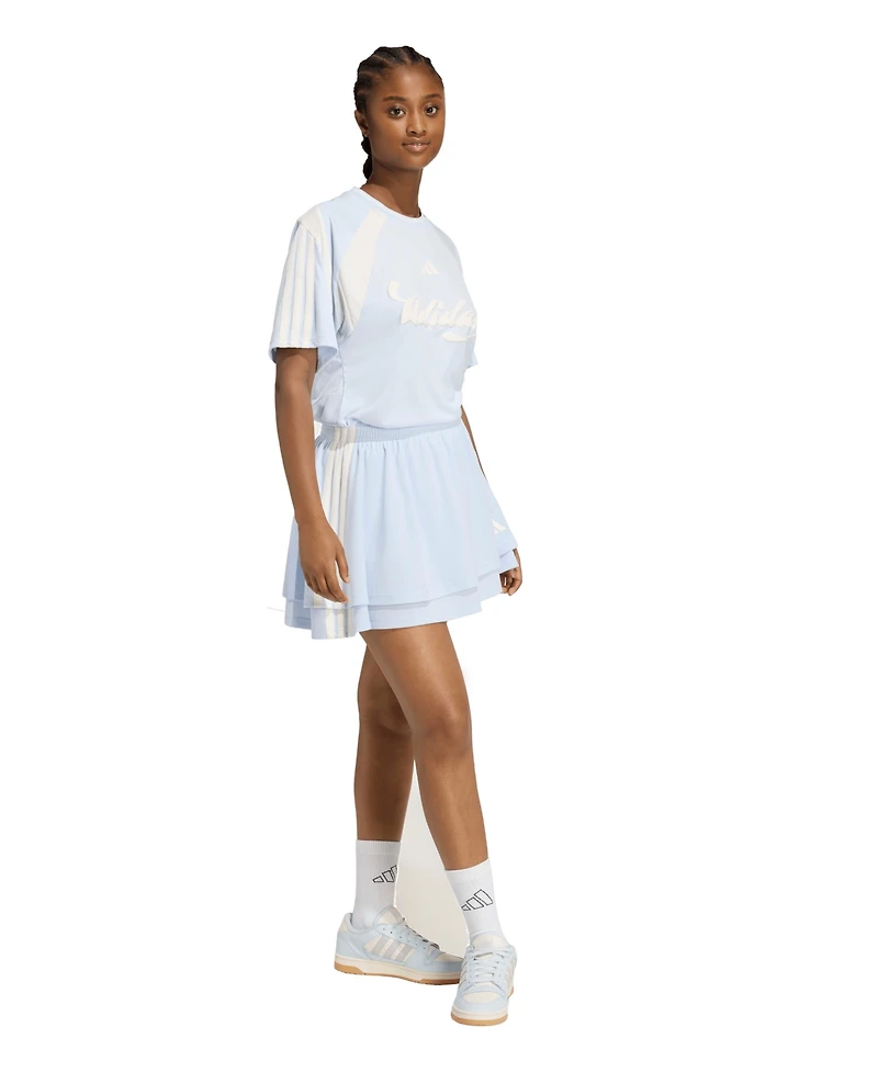 adidas Women's Knitted Short-Sleeve T-Shirt