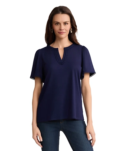 Jones New York Women's V-Neck Top