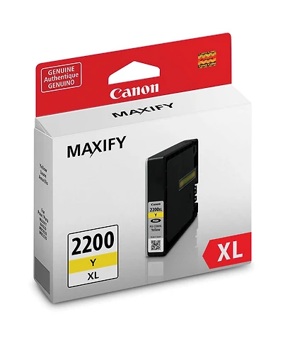Canon Pgi-2200 Xl Pigment Ink Tank for iB4020, iB4120, MB5020, MB5120, MB5320, MB5420 Maxify Series Printers, 1500 Pages Yield