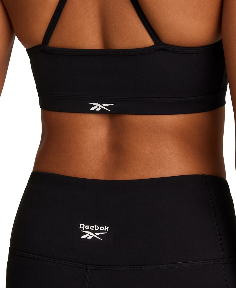 Reebok Women's Cropped Pull-On Bra
