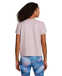Reebok Women's Short-Sleeve Crew Neck Pull-On T-Shirt