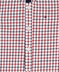 Tommy Hilfiger Baby Boys' Seersucker Check Sunsuit and Bucket Hat, 2-Piece Set