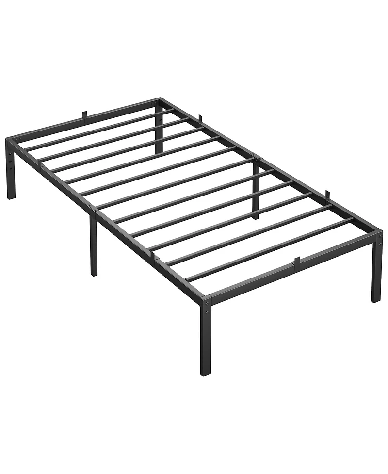 Gaomon Twin Metal Platform Bed Frame Mattress Support No Box Spring Easy Build Noise Free Heavy Duty