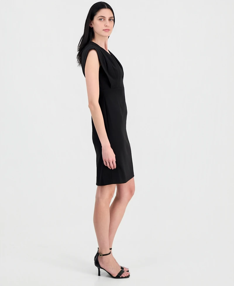 Anne Klein Women's Pleated-Bodice Sheath Dress