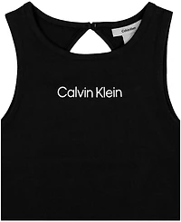 Calvin Klein Girls' 7-16 Sleeveless Scoop Neck Tank Top