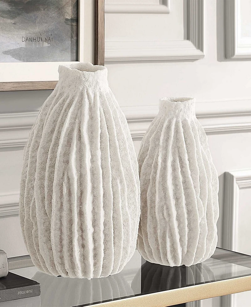 Uttermost Ridge Vases, Set of 2