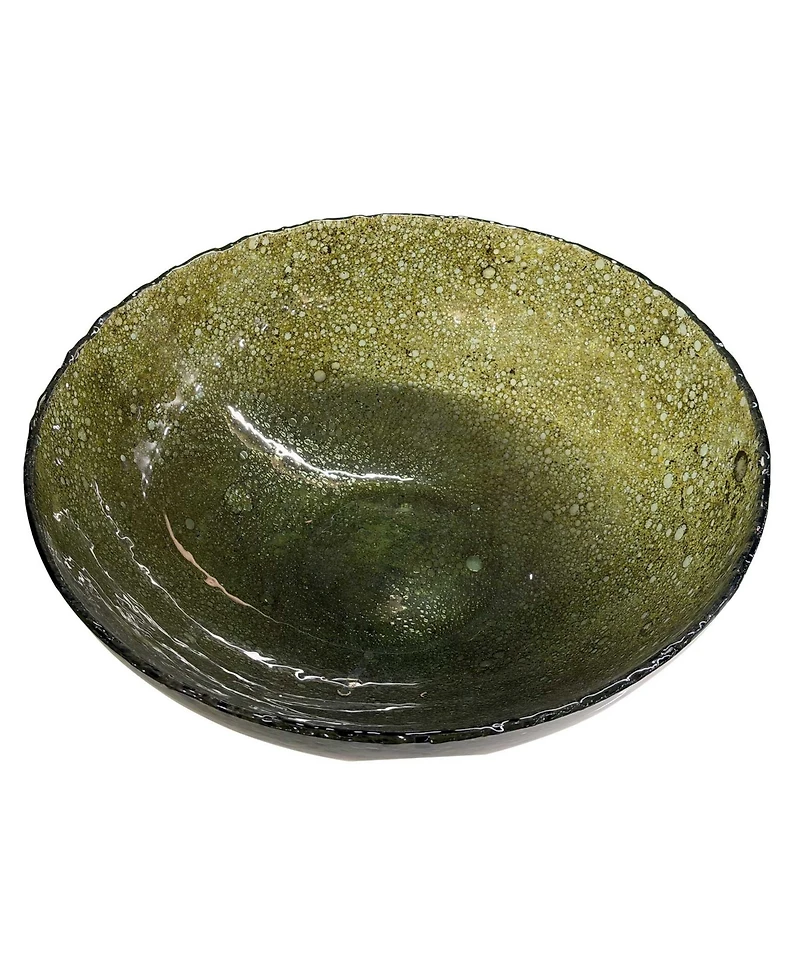 Uttermost Veridian Shimmer Bowl