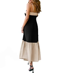 Cupshe Women's So Polished Two-Toned Maxi Beach Dress